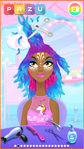 Girls Hair Salon Unicorn screenshot