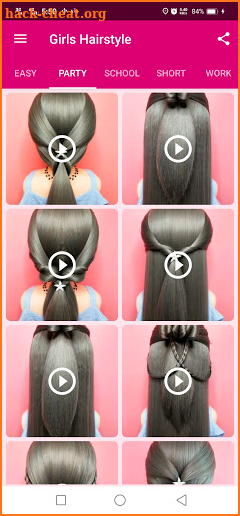 Girls Hairstyle Step By Step screenshot