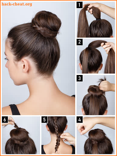 Girls Hairstyle Step By Step screenshot