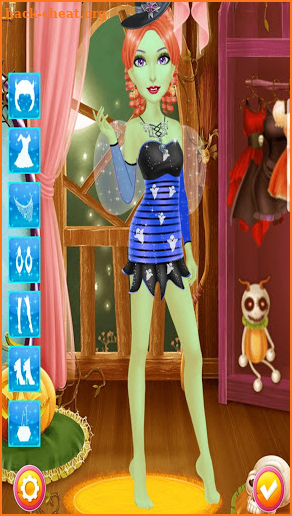 Girls Halloween Party - Dress up game screenshot