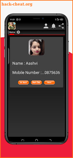 Girls Mobile Number screenshot