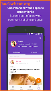 GirlsAskGuys screenshot