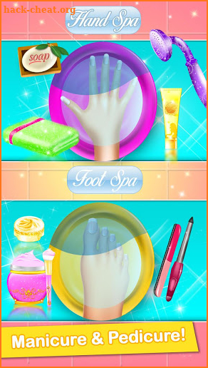 Girly Nail Salon: Mani Pedi & Nail Art Designs screenshot