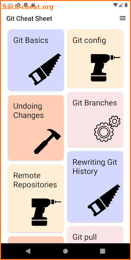 Git Cheat Sheet screenshot