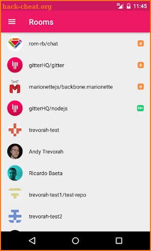 Gitter: Chat for GitLab, GitHub & more screenshot