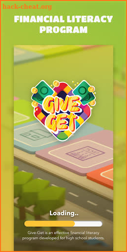 Give-Get Financial Board Game screenshot