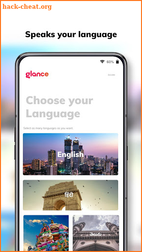 Glance Lite: Preview app for Glance Lockfeed screenshot