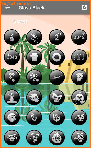 Glass Black - Icon Pack screenshot