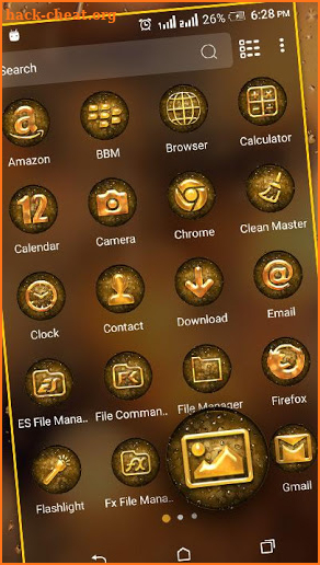 Glass Bokeh Water Drop Launcher Theme screenshot