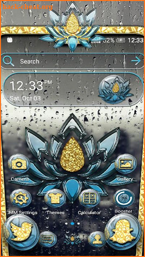 Glass Lotus Launcher Theme screenshot