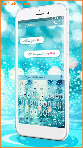 Glass Water Drop Keyboard screenshot