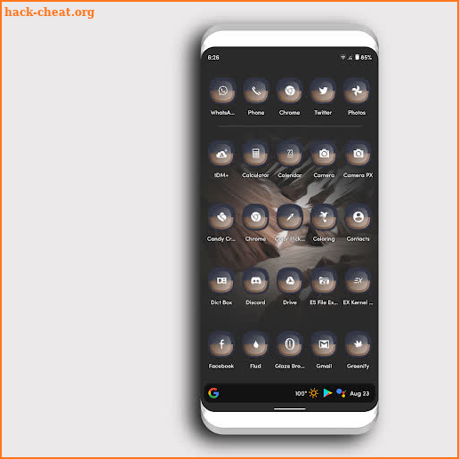 Glaze Brown Icons Pack screenshot