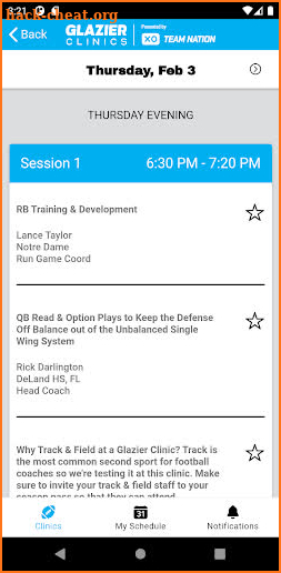 Glazier Clinics screenshot