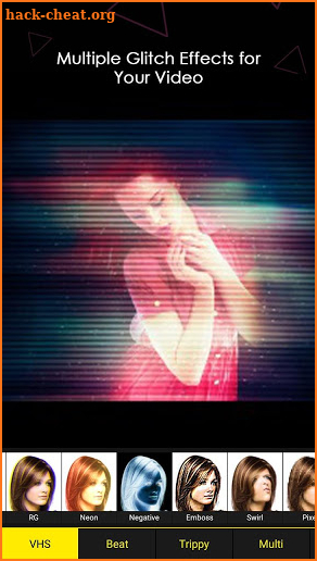 Glitch Camera Effects Photo Video Editor screenshot