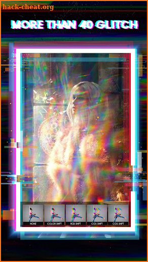 Glitch VHS Retro - 3D Glitch Effect & Photo Editor screenshot