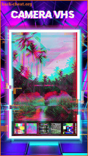 Glitch VHS Retro - 3D Glitch Effect & Photo Editor screenshot