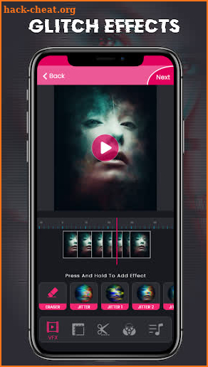 Glitch Video Editor - Effects screenshot