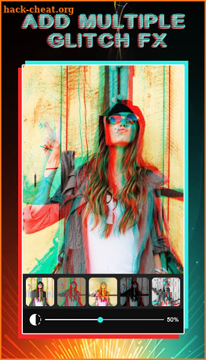 Glitch Video Effect - Glitch Photo Video Editor screenshot