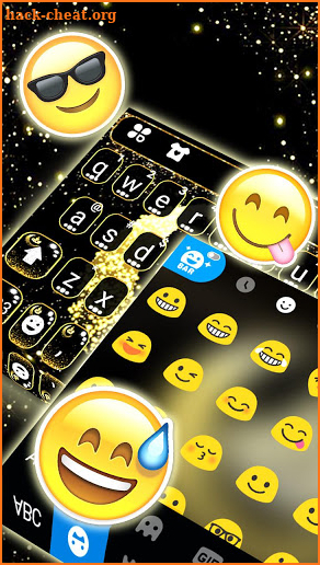 Glitter Allah Keyboard Theme screenshot