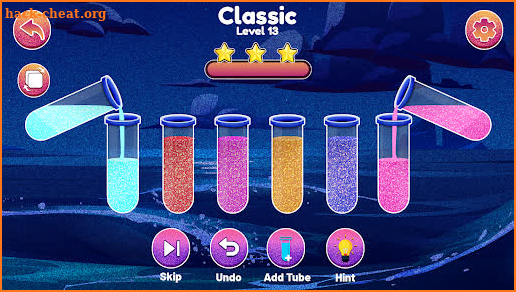 Glitter Color Sort! Water Puzz screenshot