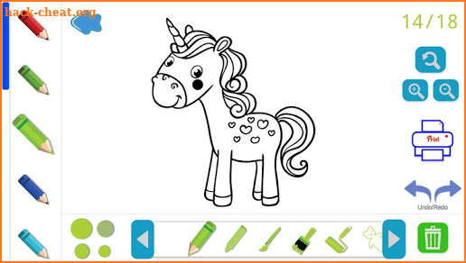 Glitter coloring and drawing for Kids screenshot