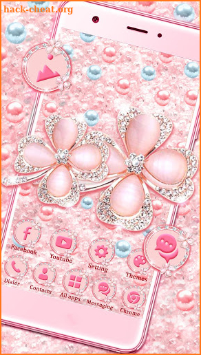 Glitter Flower Themes Live Wallpapers screenshot