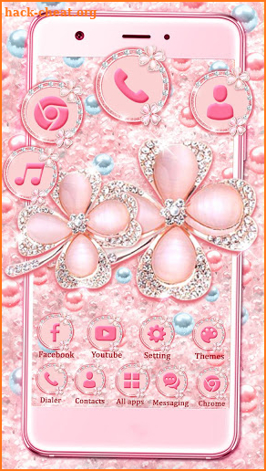 Glitter Flower Themes Live Wallpapers screenshot