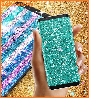 Glitter live wallpaper screenshot