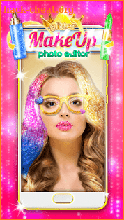 Glitter Makeup Face Editor screenshot