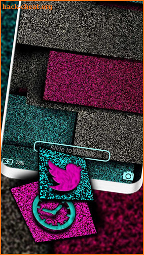 Glitter Tiles Launcher Theme screenshot