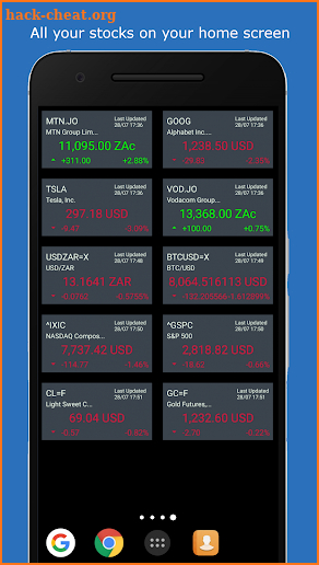 Global Stocks Widget Premium screenshot