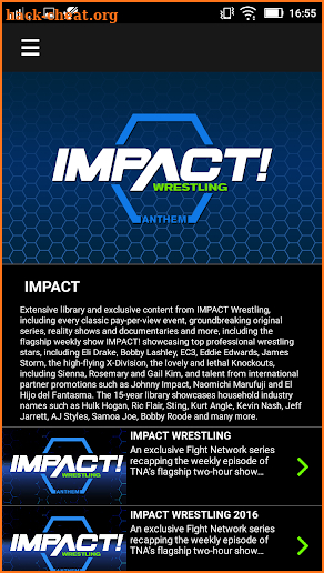 GLOBAL WRESTLING NETWORK screenshot