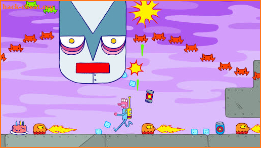 Glorkian Warrior: Shoot Weird Space Invaders screenshot