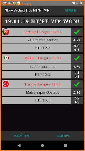 Glory Betting Tips HT/FT VIP screenshot