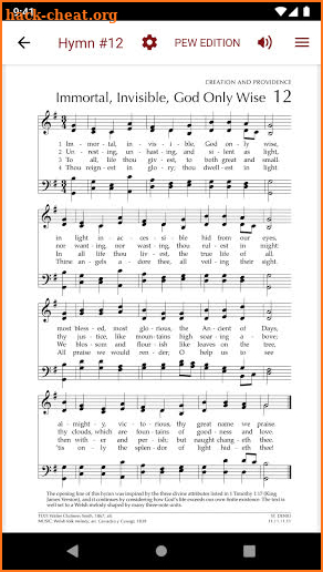 Glory to God: Hymns, Psalms, & screenshot