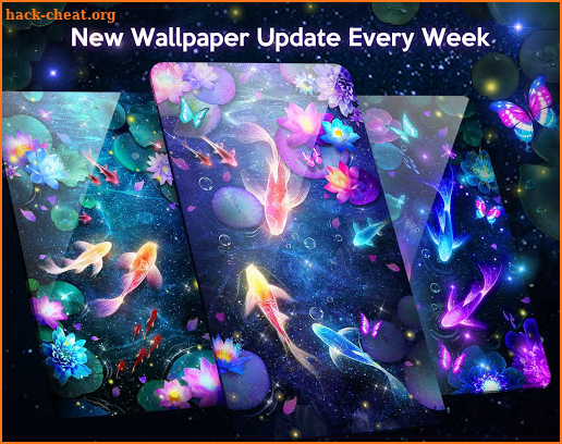 Glow Koi Live Wallpaper Themes screenshot