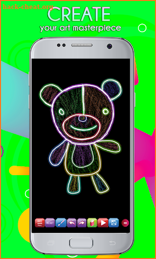 Glowii: Easy Neon Doodle Drawing screenshot