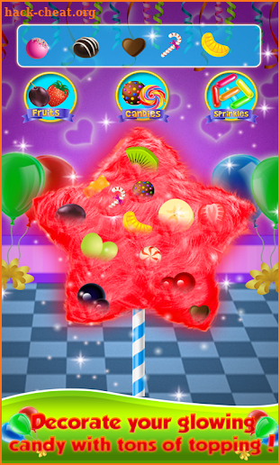 Glowing Cotton Candy Maker - Sweet Shop! screenshot