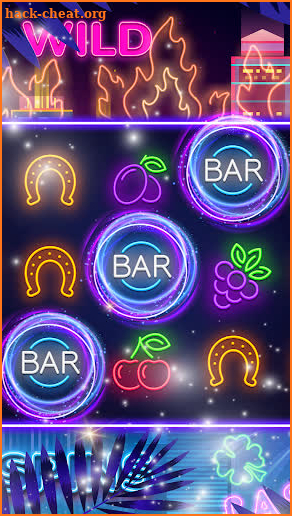 Glowing Neon Machine screenshot