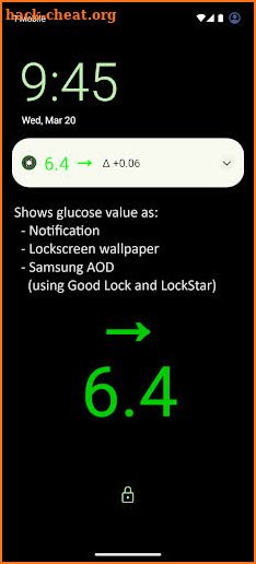 GlucoDataHandler screenshot