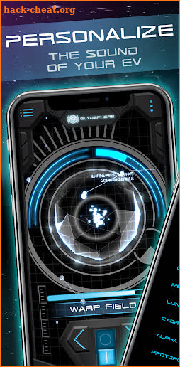 Glydsphere EV Sound Customizer screenshot