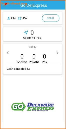 Go Delaware Express Driver screenshot