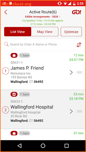 GO! Delivery App screenshot