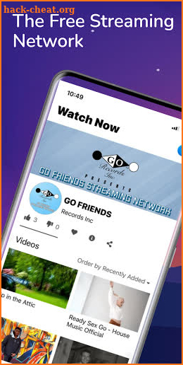 GO FRIENDS STREAMING NETWORK screenshot