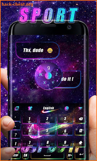 GO Keyboard Theme for Sports screenshot