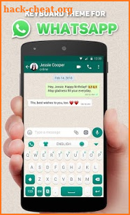 GO Keyboard Theme For WhatsApp screenshot