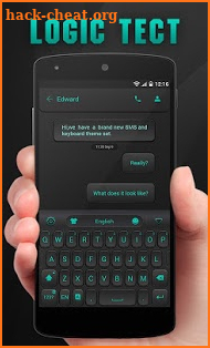 GO Keyboard Theme Logic Tect screenshot