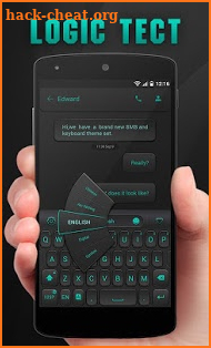 GO Keyboard Theme Logic Tect screenshot