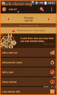 Goal Achiever's Multitool - Goalist screenshot