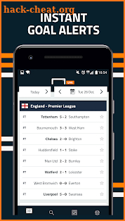 Goal Live Scores screenshot
